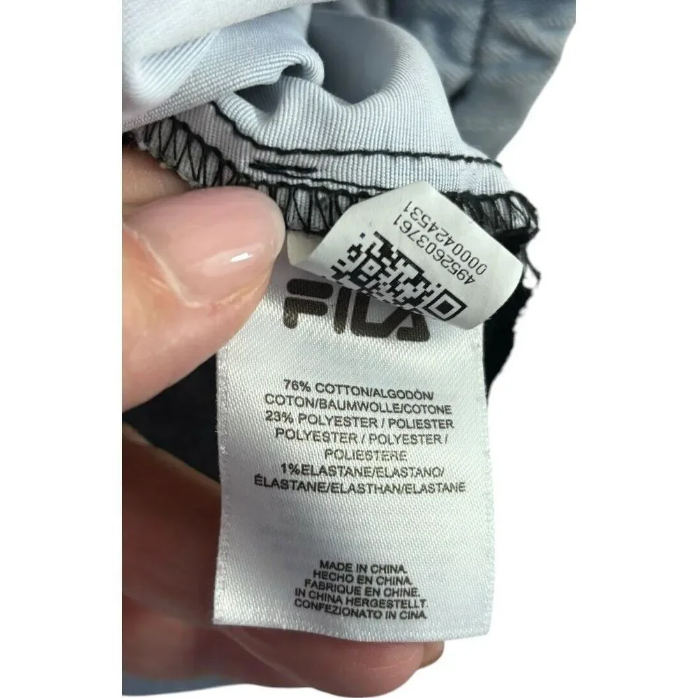 FILA Archive Revival Denim Track‎ Top Shirt Jacket Tie Dye Y2K Men's Size M - Picture 5 of 8